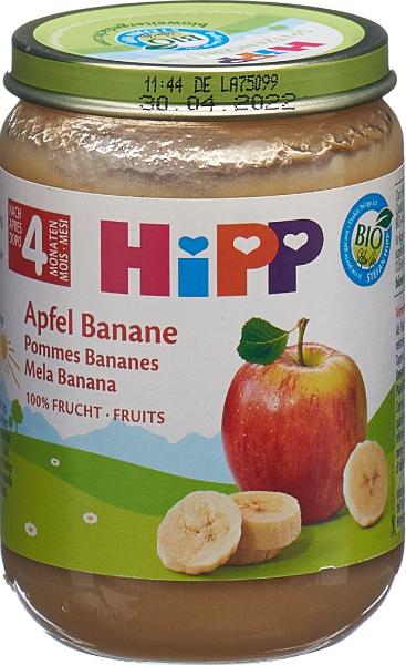 Image of HiPP Apfel Banane Glas 190 g