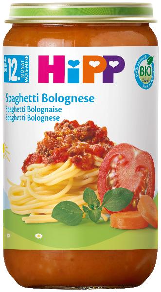 HiPP bio spaghetti bolognaise verre 250 g