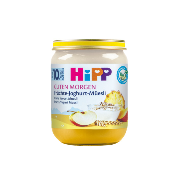 Image of HiPP Guten Morgen Müesli Früchte Joghurt 10 Monate 160 g
