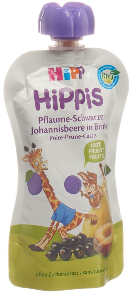 HiPP Pflaume-Johannisbeere in Birne Greta Giraffe 100 g