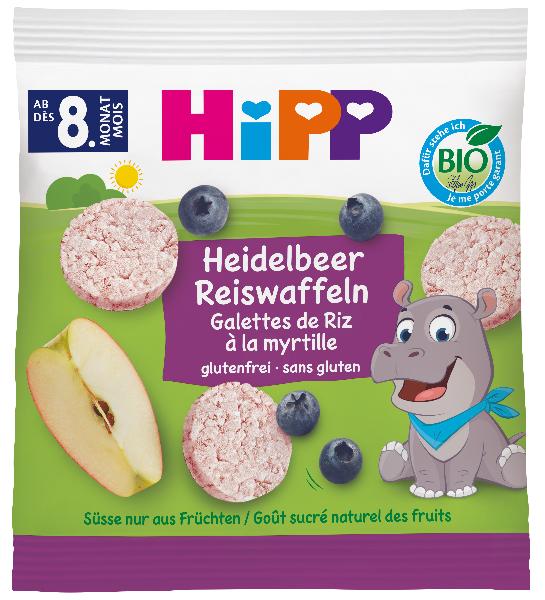 Image of HiPP Reiswaffeln Heidelbeere Btl 30 g