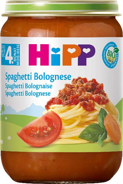 Image of HiPP Spaghetti Bolognese Glas 190 g