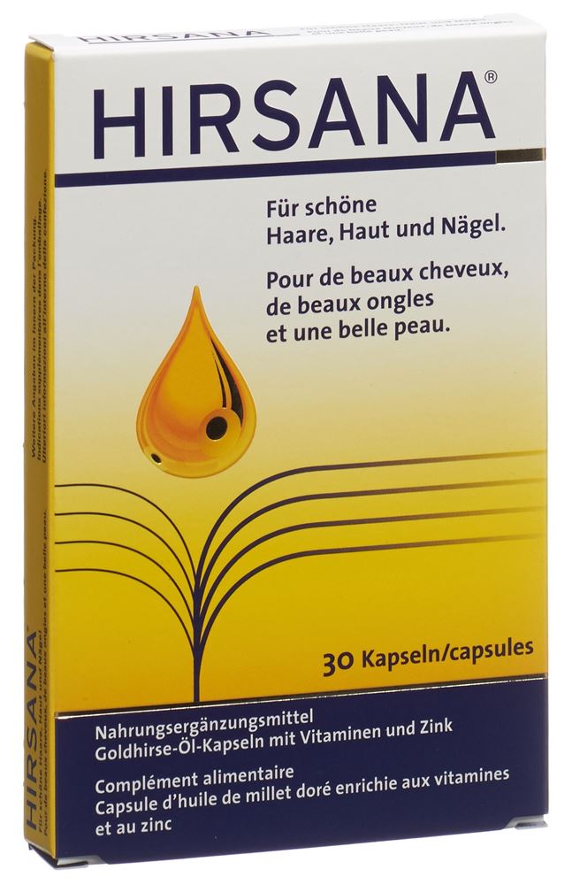 Hirsana Goldhirse-Öl-Kapseln 30 Stk