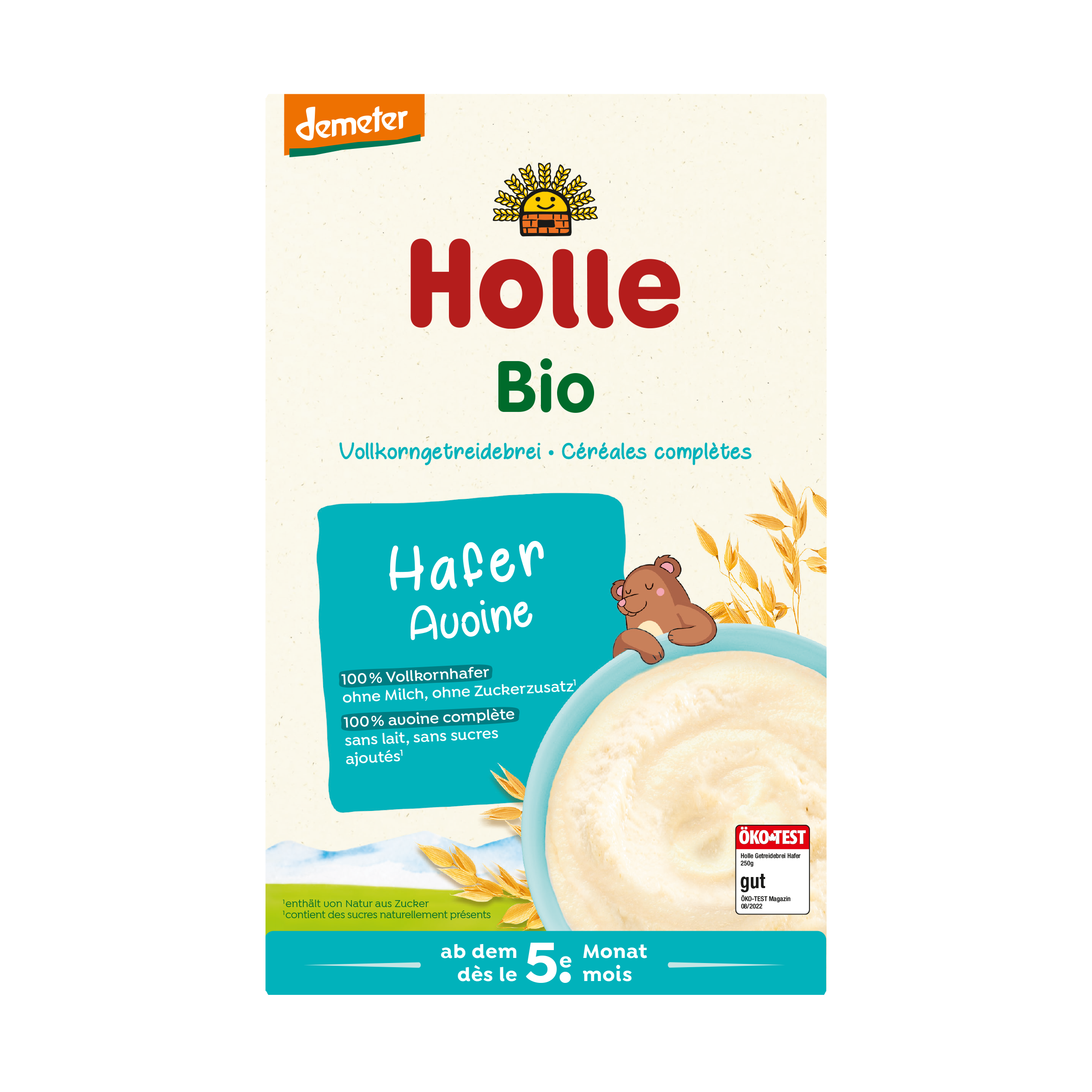 Image of Holle Babybrei Haferflocken Bio 250 g