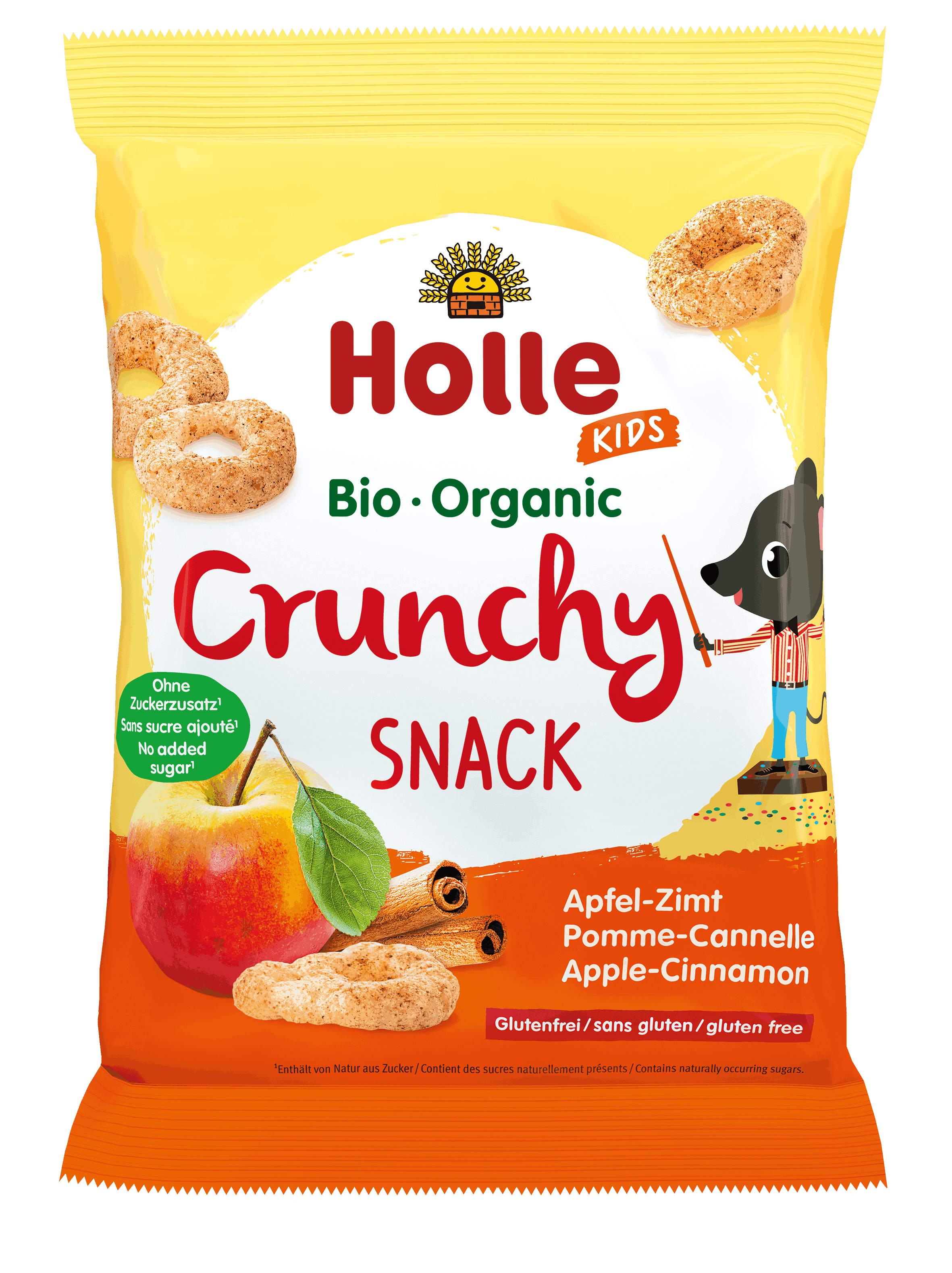 Image of Holle Bio-Crunchy Snack Apfel Zimt 25 g