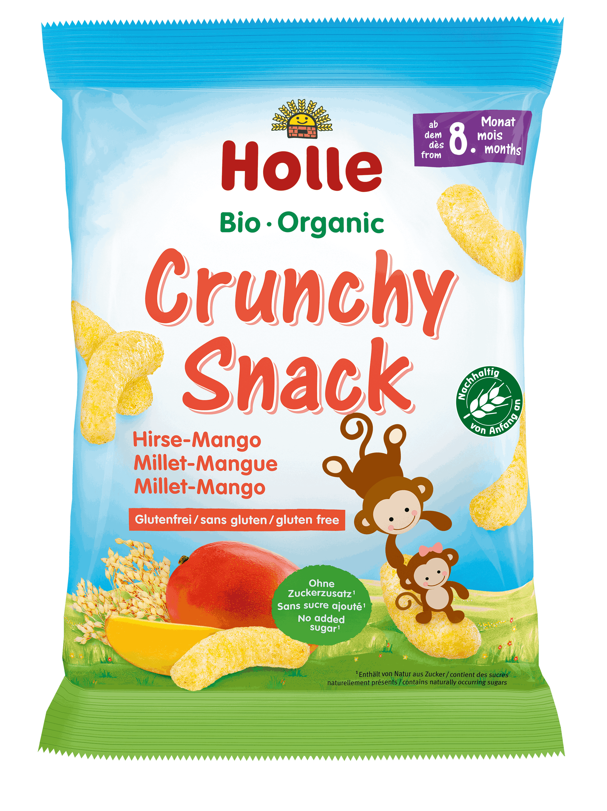 Image of Holle Bio-Crunchy Snack Hirse Mango 25 g