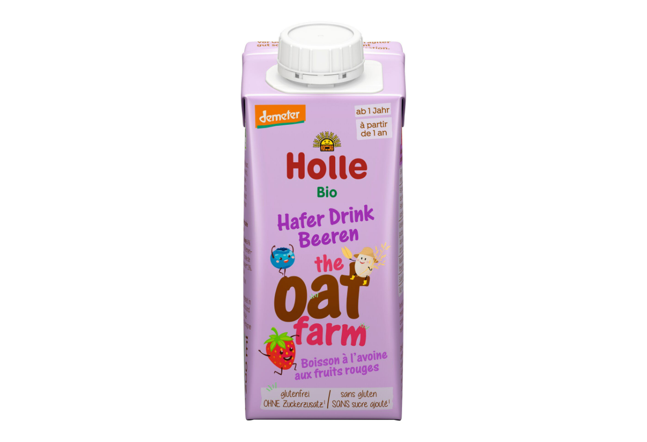 Holle bio bevanda avena ai frutti di bosco tetrapak 200 ml