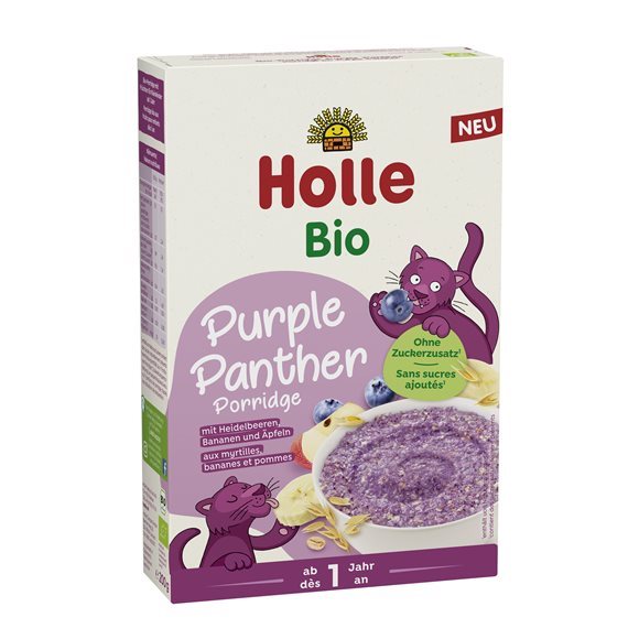 Image of Holle Bio-Porridge Purple Panther Box 200 g