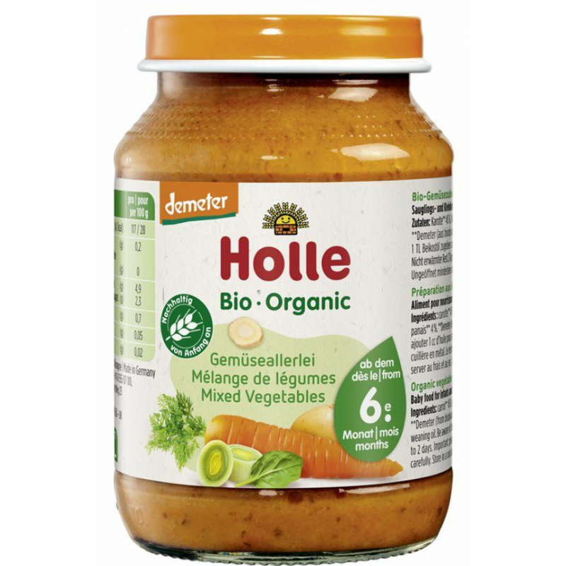 Image of Holle Gemüseallerlei Glas 190 g