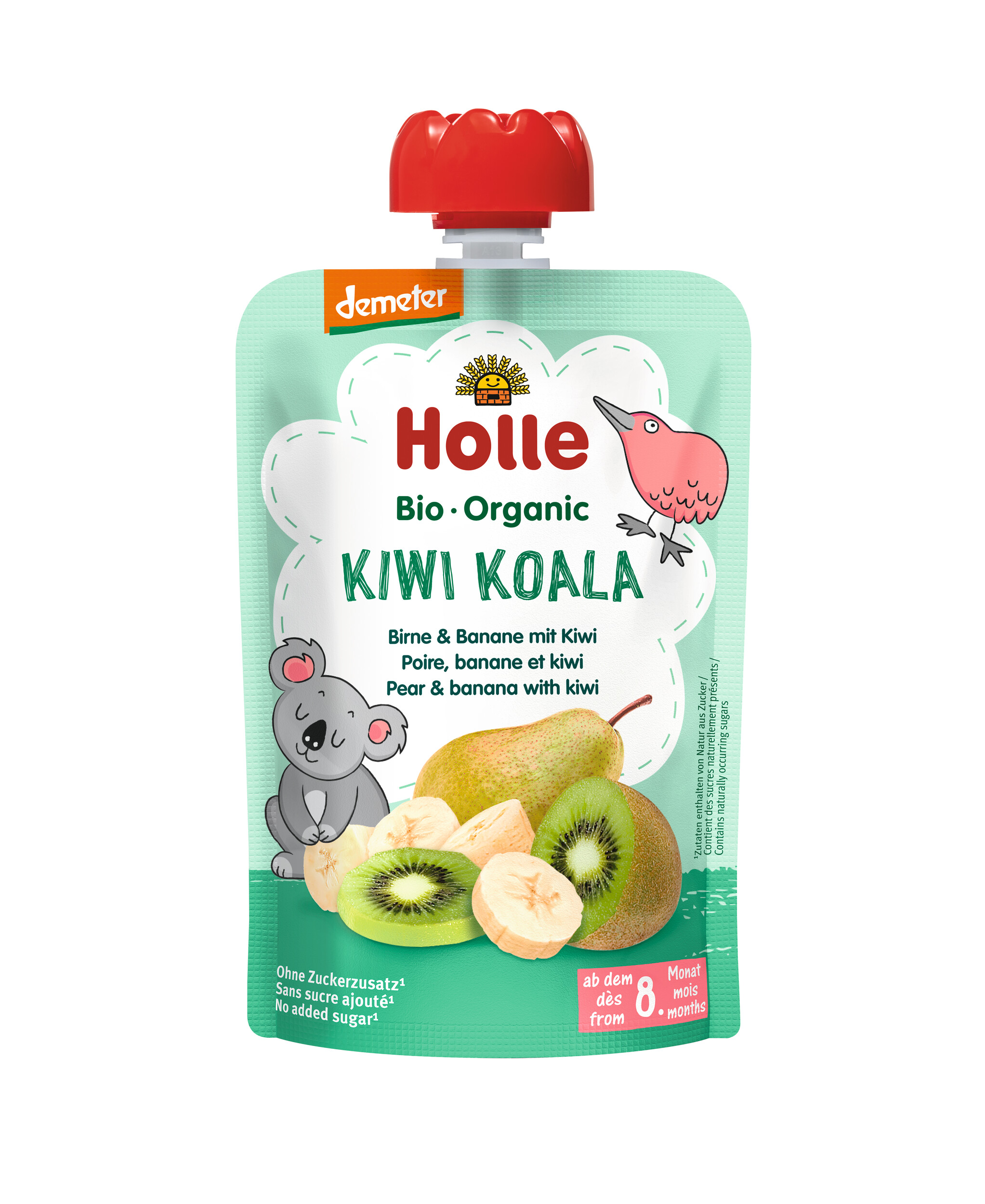 Holle Kiwi Koala - Pouchy Birne & Banane mit Kiwi 100 g