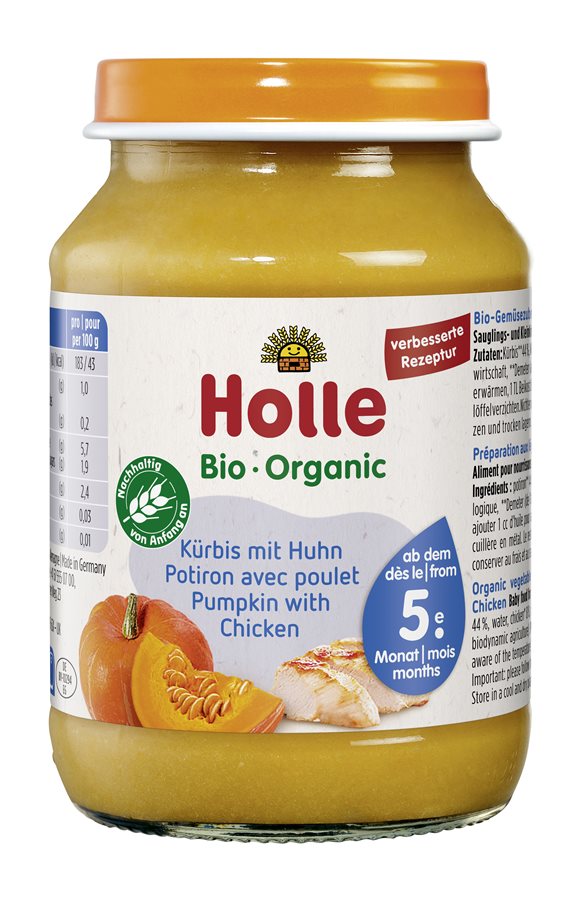 Holle Kürbis mit Huhn ab 5 Monaten