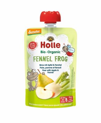 Holle Pouchy Fennel Frog Birne Apfel Fenchel 100 g
