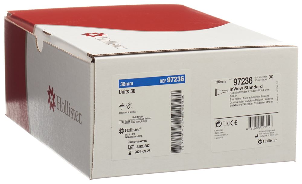 Image of Hollister InView Kondom Urinal 36mm Standard 30 Stk