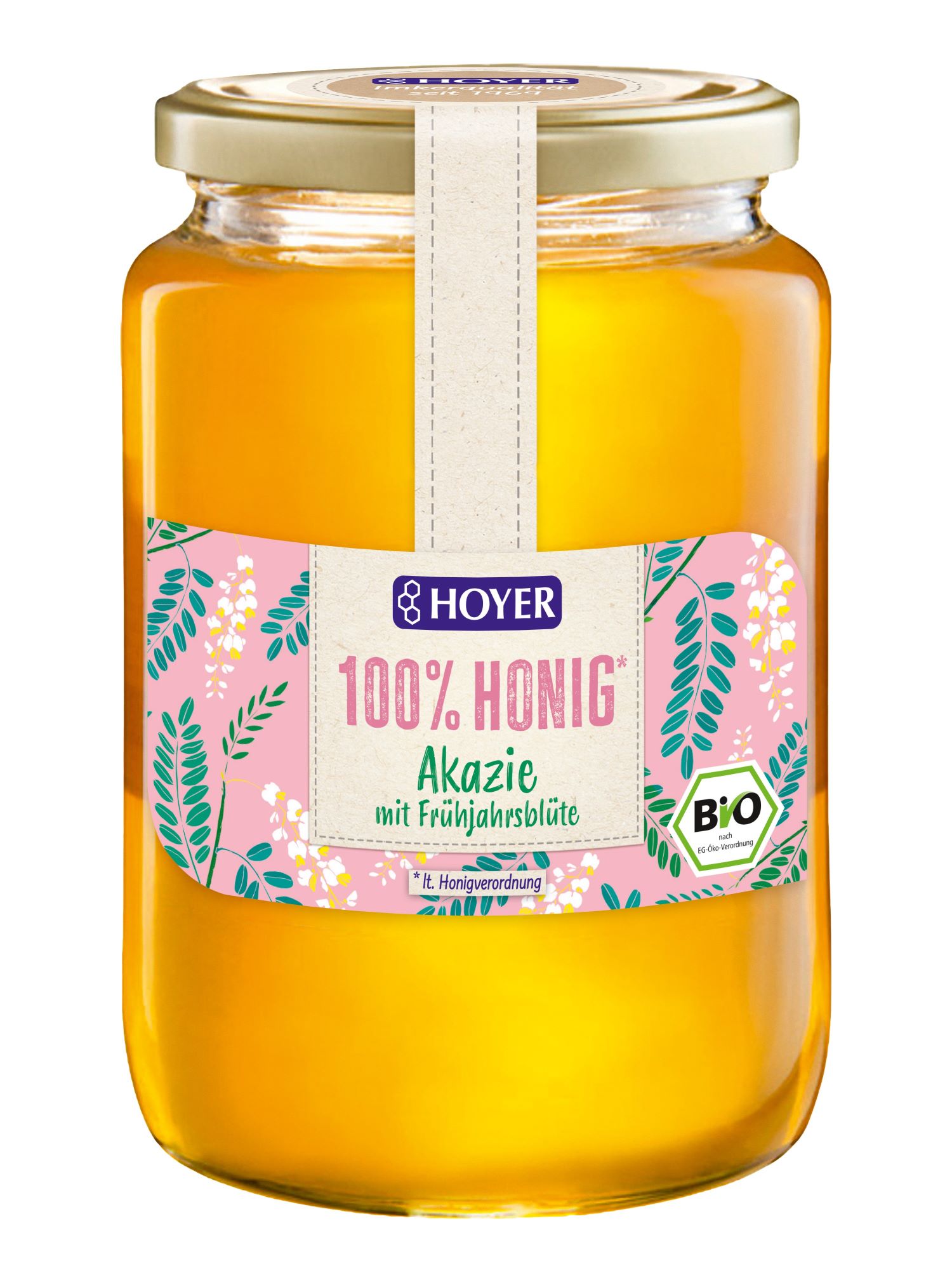 HOYER - Bio Akazienhonig mit Frühjahrsblüte 1 kg