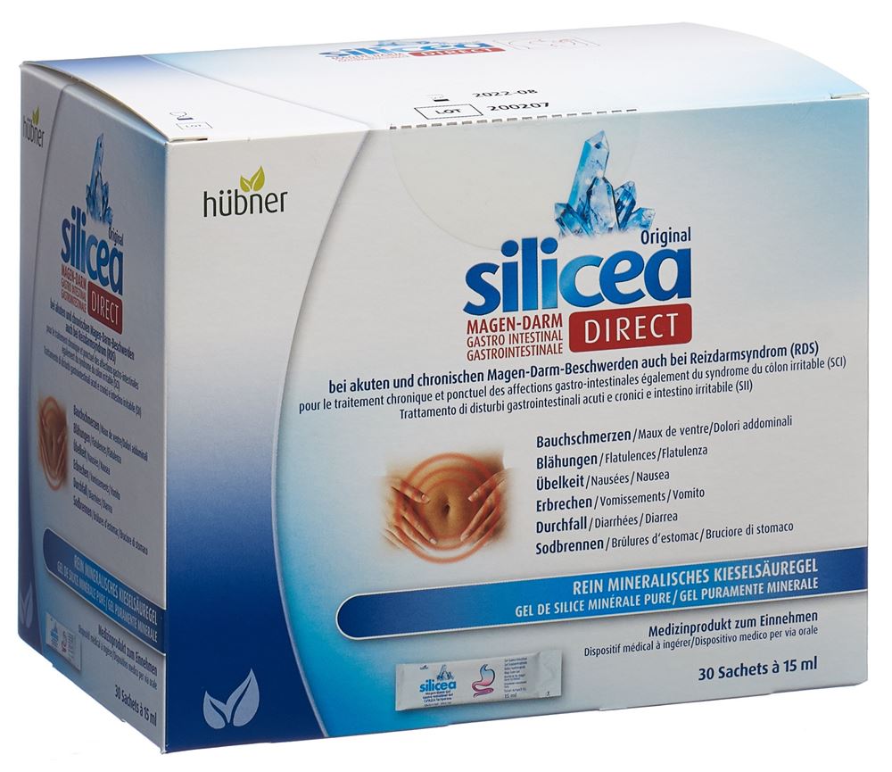 Image of Hübner Silicea Magen Darm Direct Gel 30 Stick 15 ml