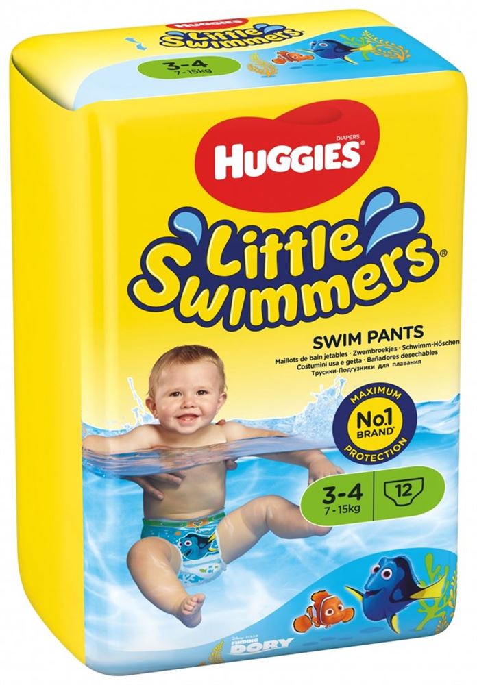 Huggies Little Swimmers couches de bain Gr3-4 7-15kg 12 pce