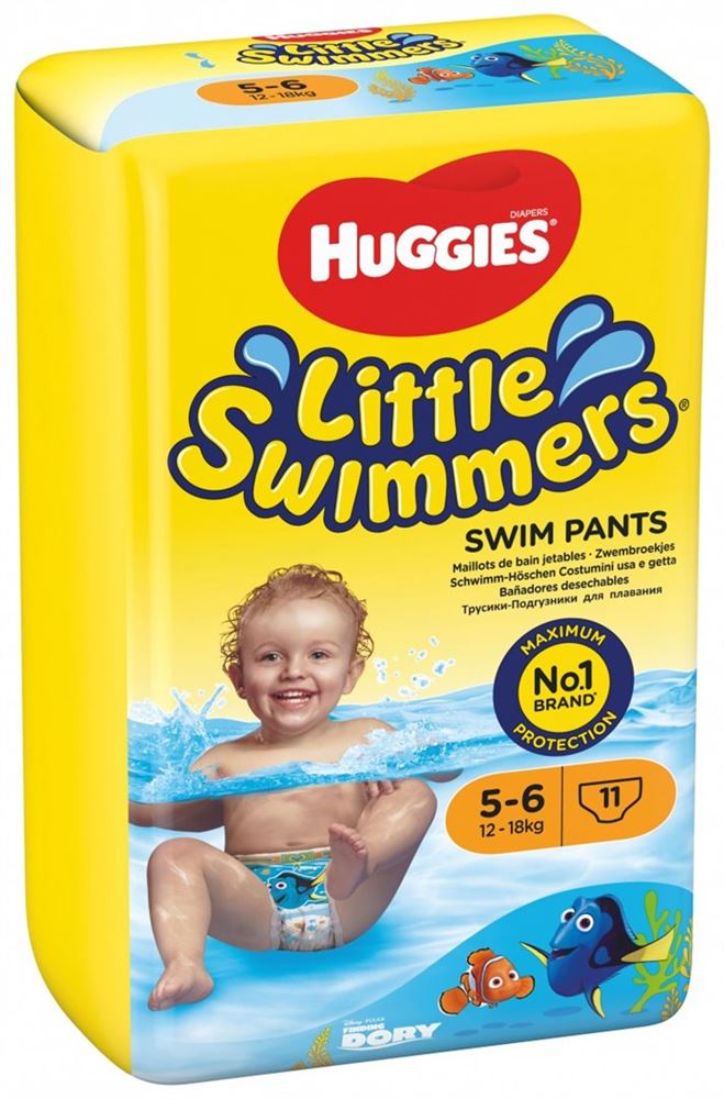 Huggies Little Swimmers couches de bain Gr5-6 12-18kg 11 pce