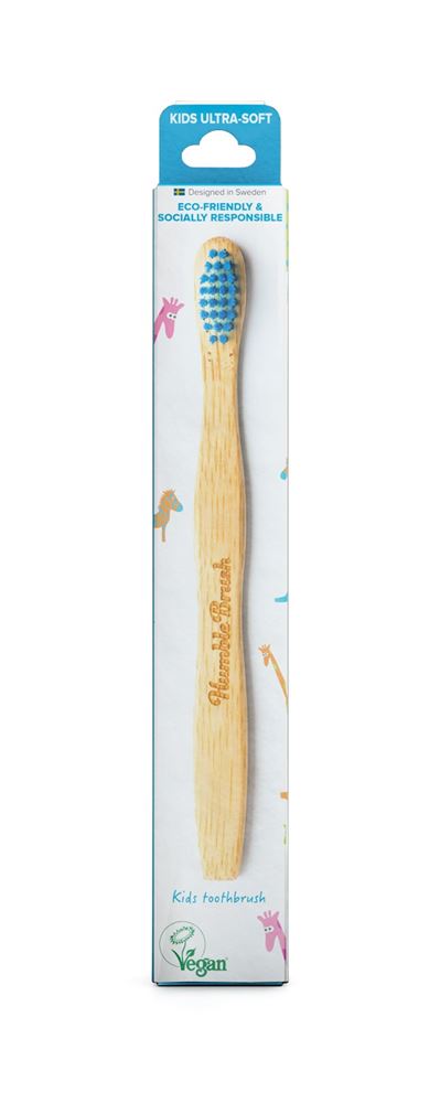 The Humble Co. Bamboo Toothbrush Kids Ultra Soft - Blue