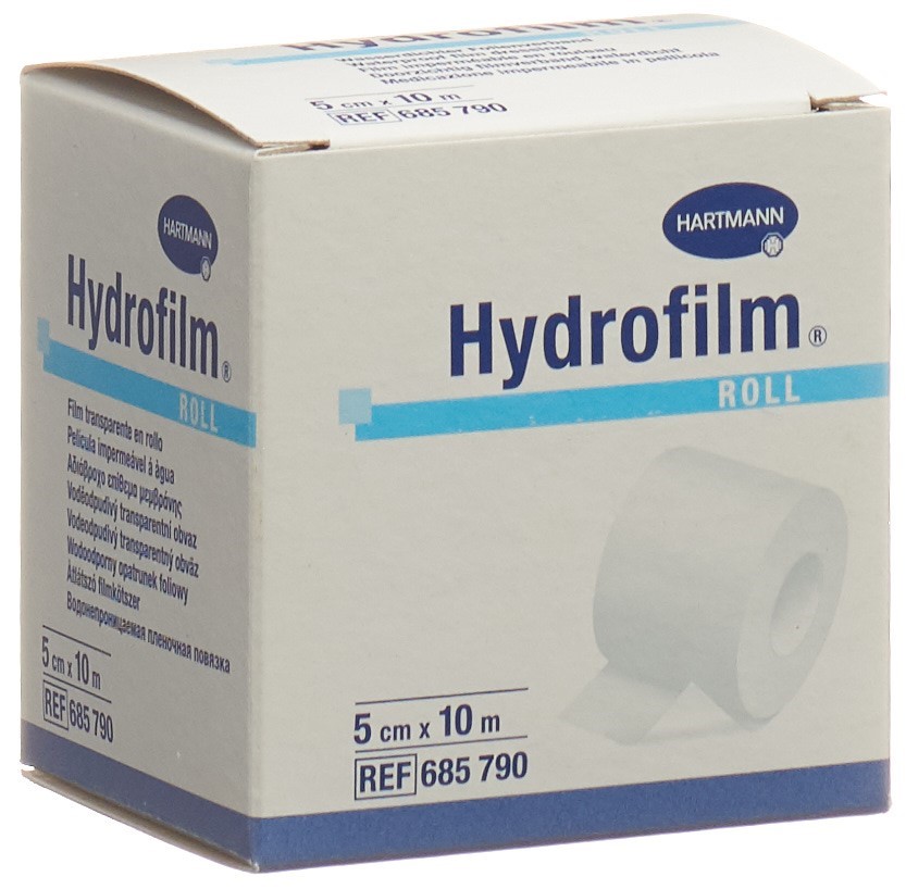 Hydrofilm Roll pansement vulnéraire filmé 5cmx10m transparent