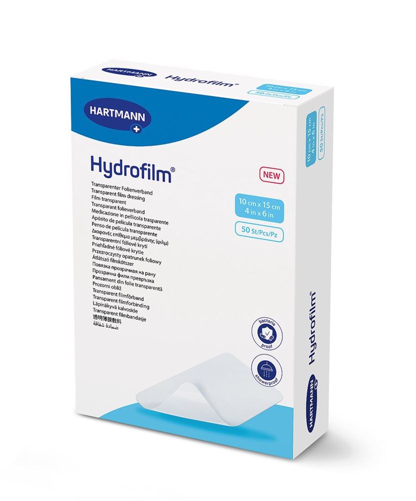Image of Hydrofilm Transparentverband 10x15cm steril 50 Stk