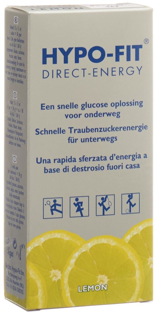 Hypo-Fit Flüssigzucker Lemon Btl 15 Stk