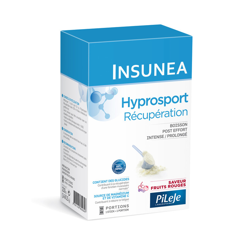 Hyprosport Récupération Pulver rote Früchte Stick 14 Stk