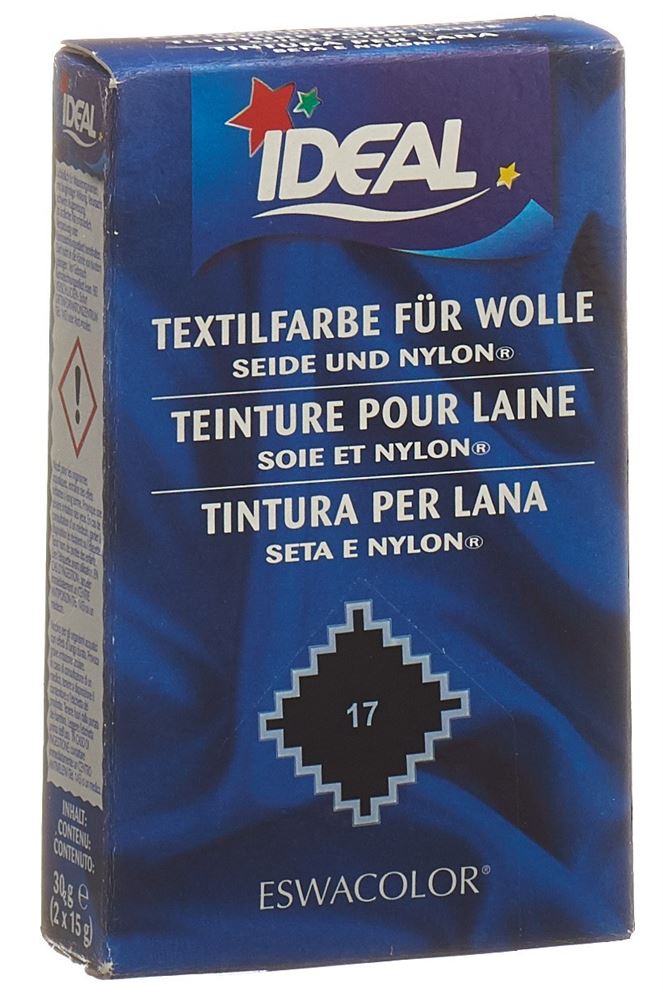 Image of Ideal Wolle Color Plv No17 schwarz 30 g