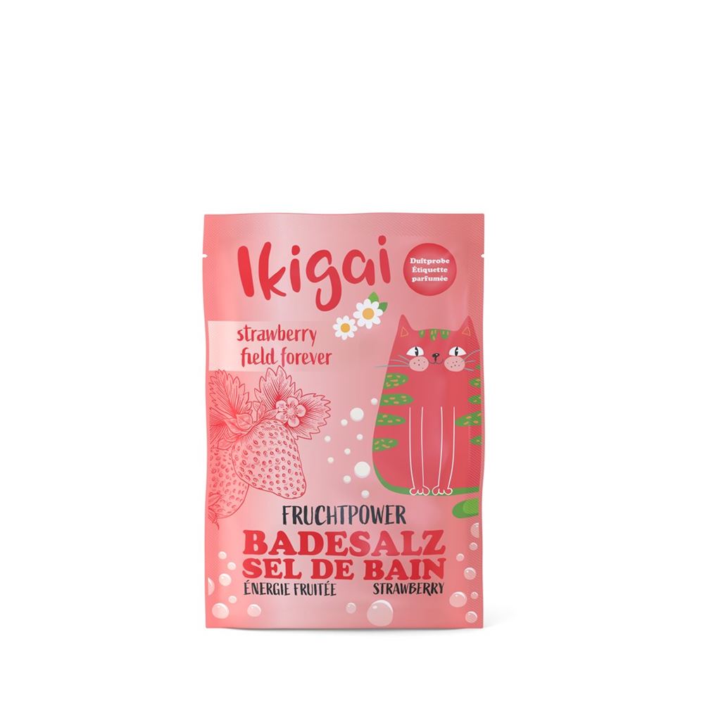 Image of Ikigai Badesalz Strawberry Field Forever Btl 60 g