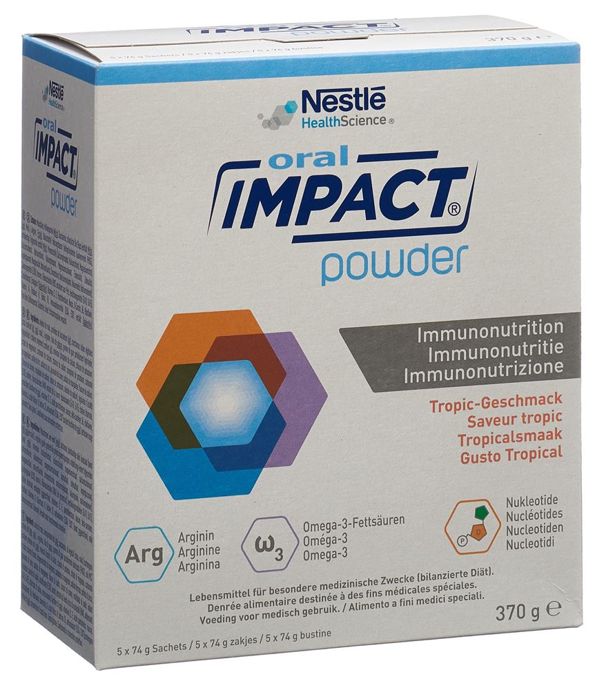 Impact Oral Immunonutrition Plv Tropic 5 Btl 74 g
