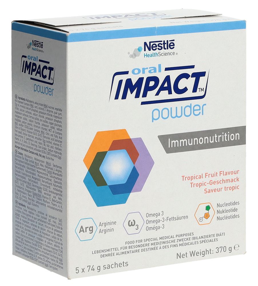 Impact Oral Immunonutrition Plv Tropical 5 Btl 74 g