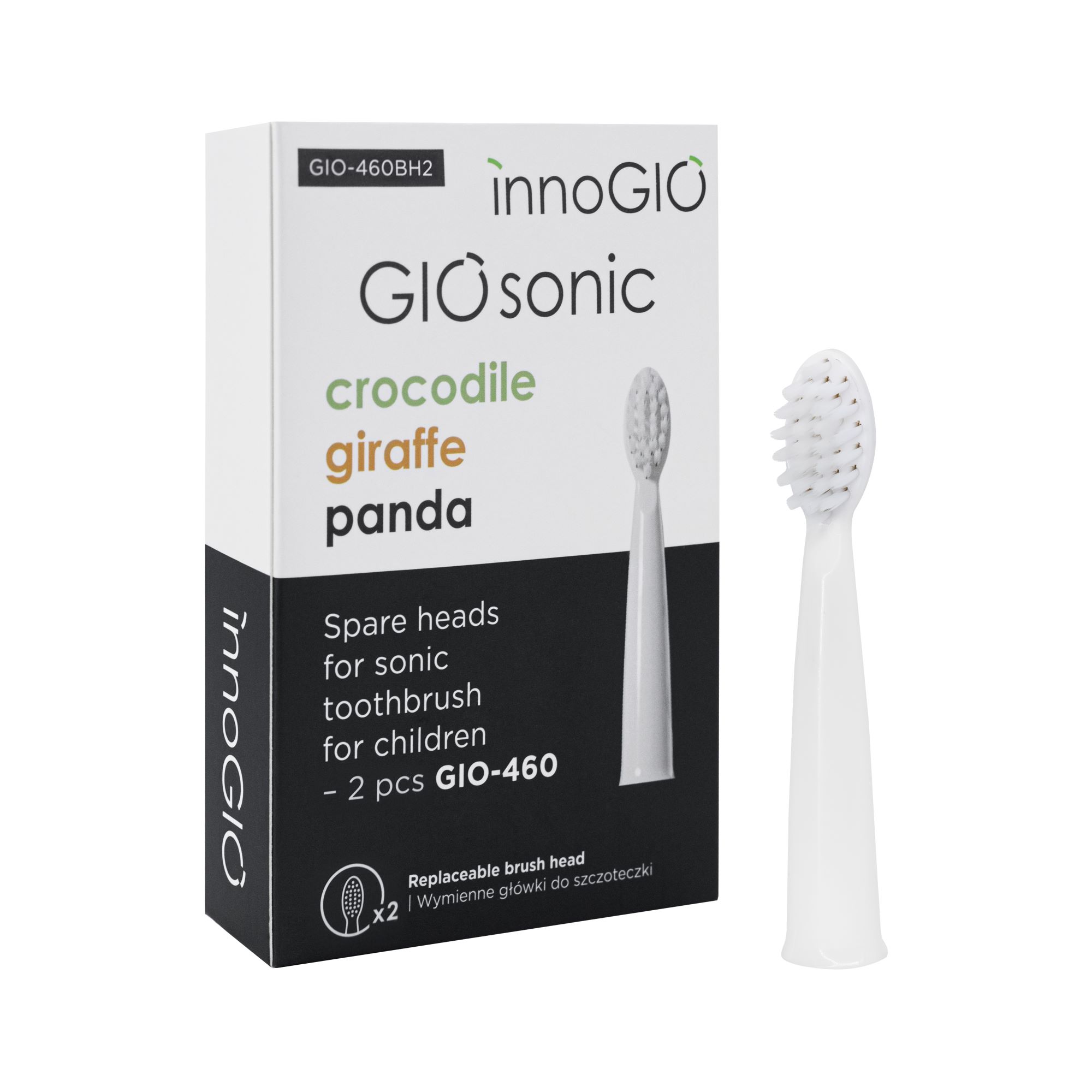 Image of innoGIO USB Ersatzzahnbürste 2 Stk