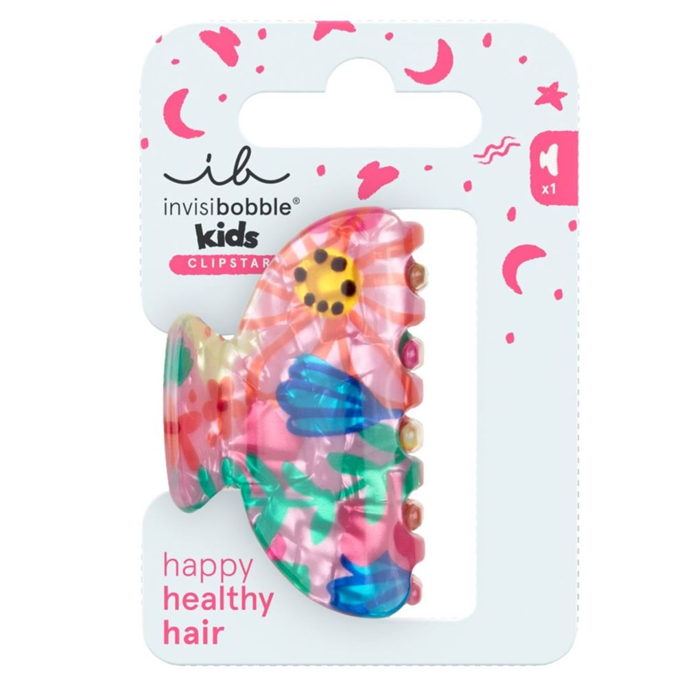 invisibobble pince à cheveux kids clipstar happy petals