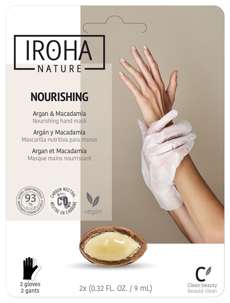 Image of Iroha Hands & Feet Hand Mask GLover Nourishing 2 x 9 ml
