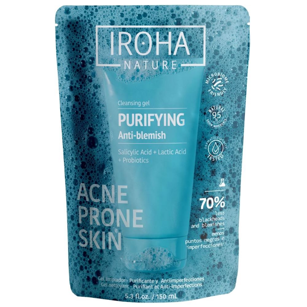 Image of Iroha Nature Acne Prone Cleanser Gel Salycilic Acid 150 ml
