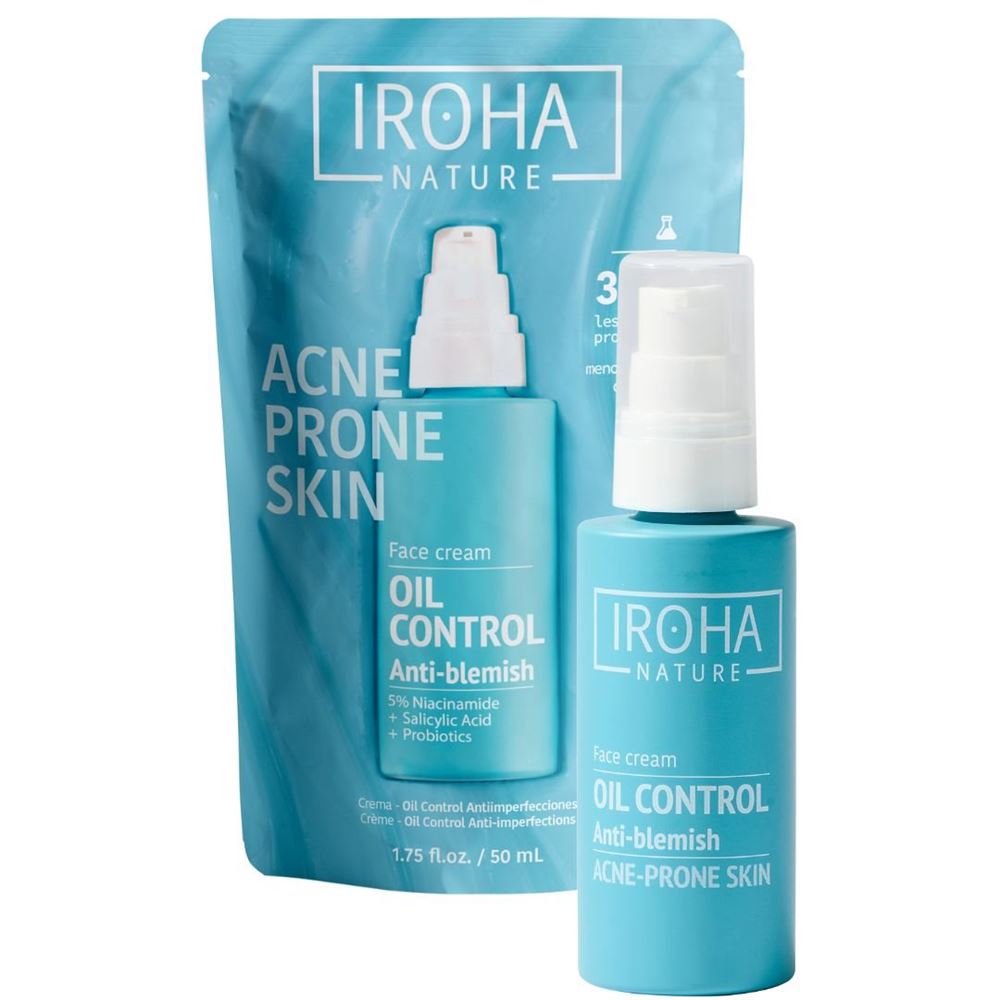 Image of Iroha Nature Acne Prone Face Cream Salycilic Acid 50 ml