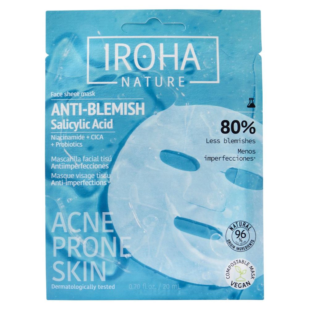 Image of Iroha Nature Anti-Blemish Face Sheet Mask