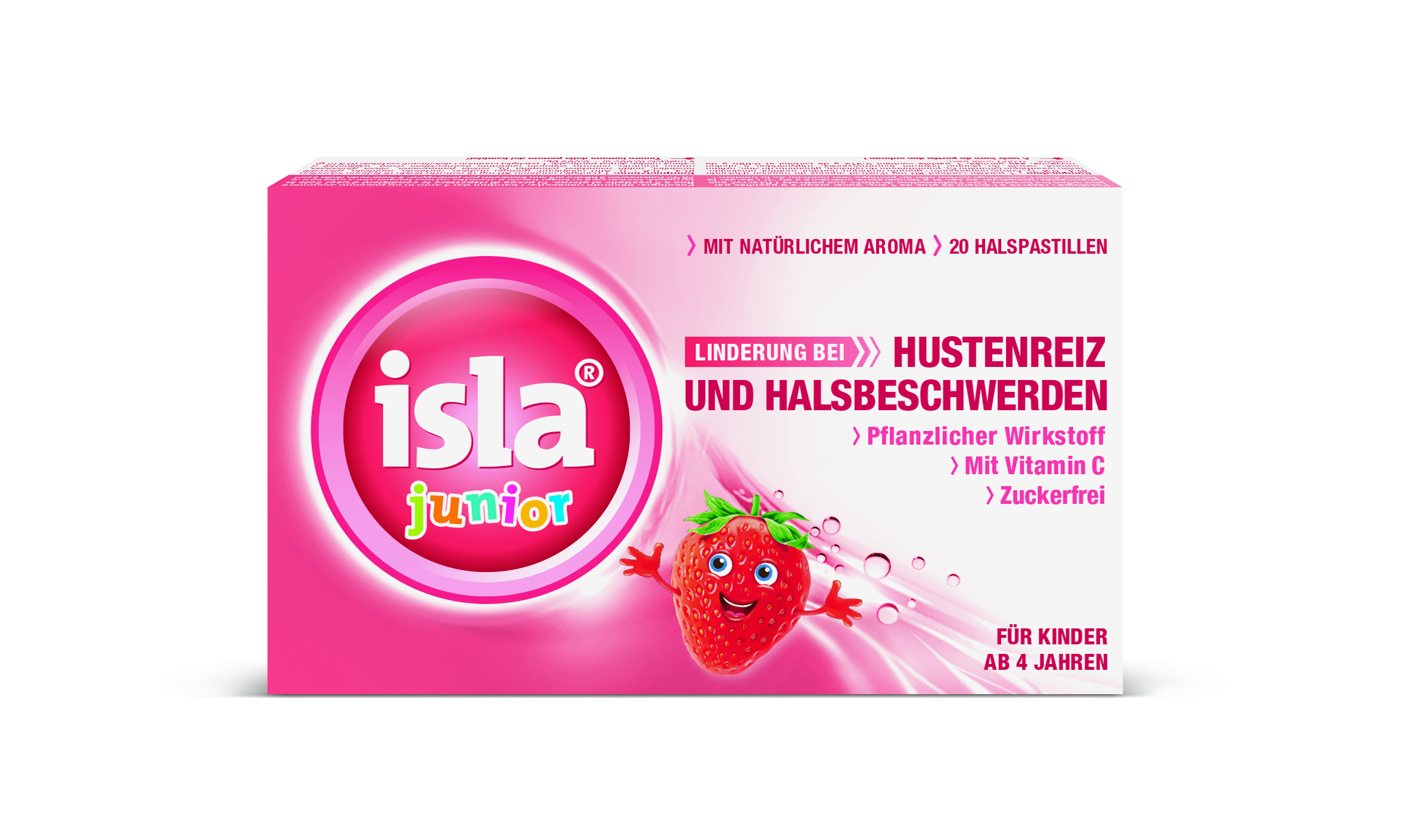 Isla Junior Pastillen Erdbeere 20 Stk