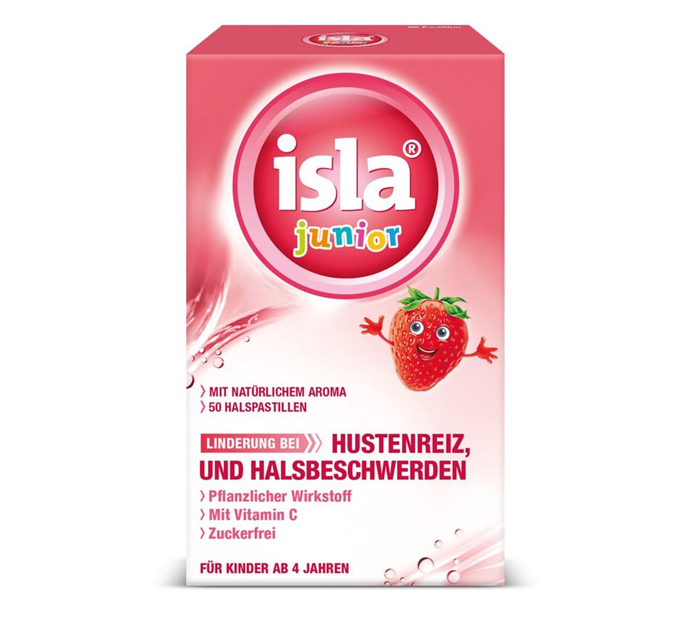 Isla Junior pastilles fraise 50 pce