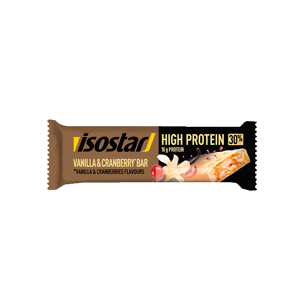 Isostar High Protein Riegel Vanilla & Cranberry 55 g