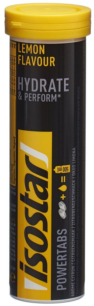 Isostar Power Tabs Compresse rivestite al limone 10 pezzi