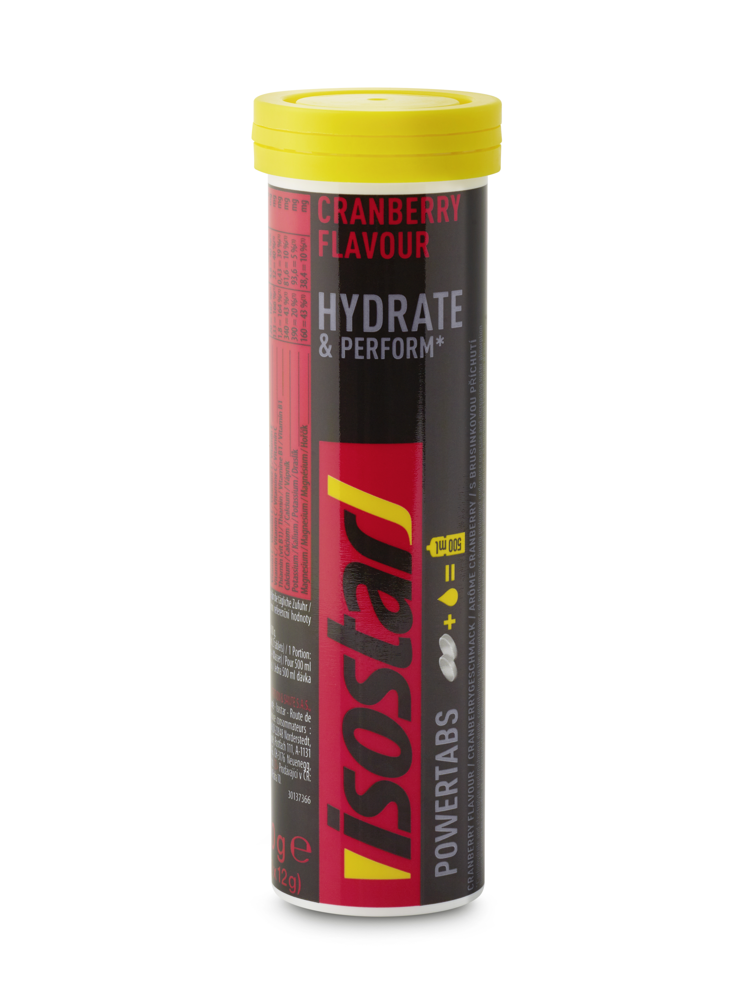 Isostar Power Tabs Brausetabl Cranberry 10 Stk