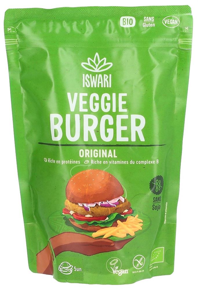 Image of Iswari Instant Mix Veggie Burger Original BIO Btl 250 g