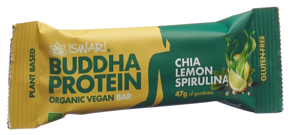 Image of Iswari Protein Bar Spirulina & Zitrone BIO 47 g
