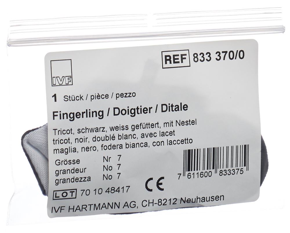 Image of IVF Fingerling Tricot Gr7 schwarz