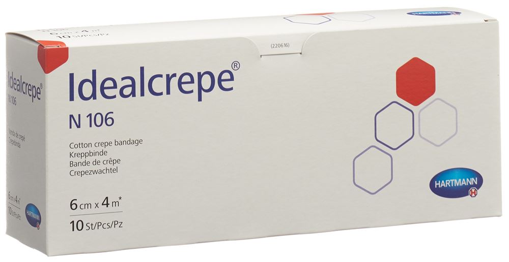 Image of IVF Idealcrepe Binde 4mx6cm 10 Stk
