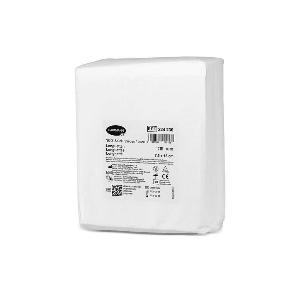 IVF longuette type 17 7.5x15cm 16 couche 100 pce