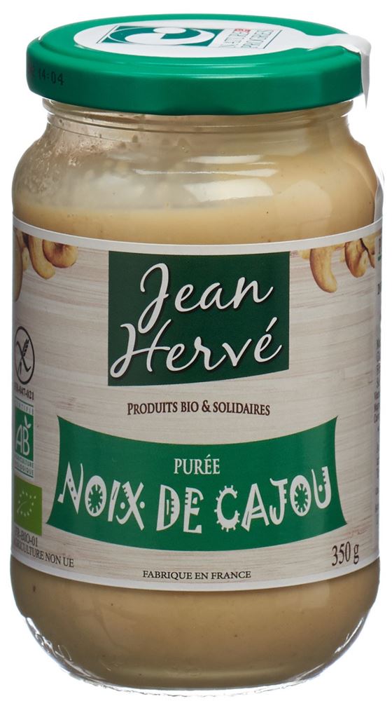Image of Jean Hervé Cashewnussmus ohne Zucker 350 g