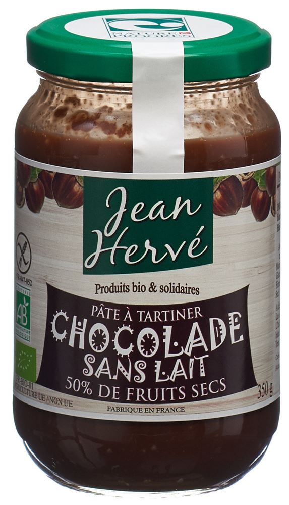Image of Jean Hervé Pâte Chocolat sans Lait 350 g