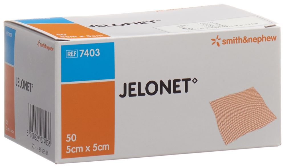 Image of Jelonet Paraffingaze 5cmx5cm steril 50 Stk
