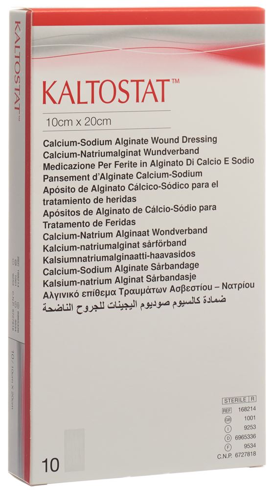 Image of Kaltostat Kompressen 10x20cm steril 10 Stk